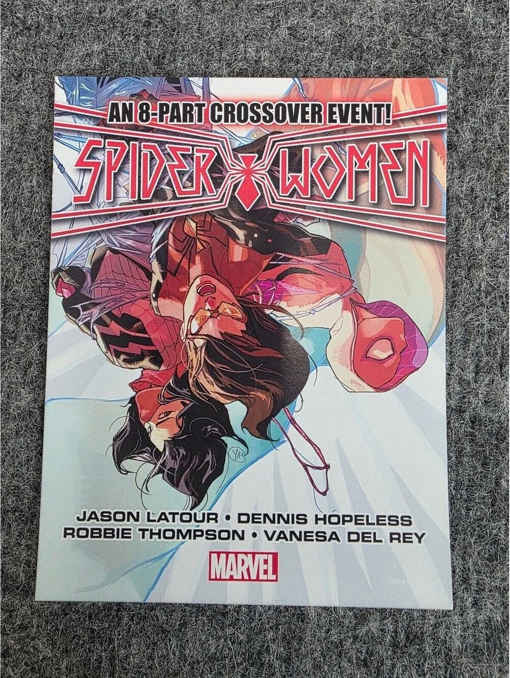 Spider-Women Marvel 8-Part Crossover Event Promo Card 2016